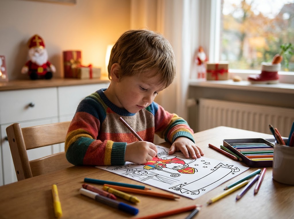 Coloriages de saint nicolas gratuits à imprimer